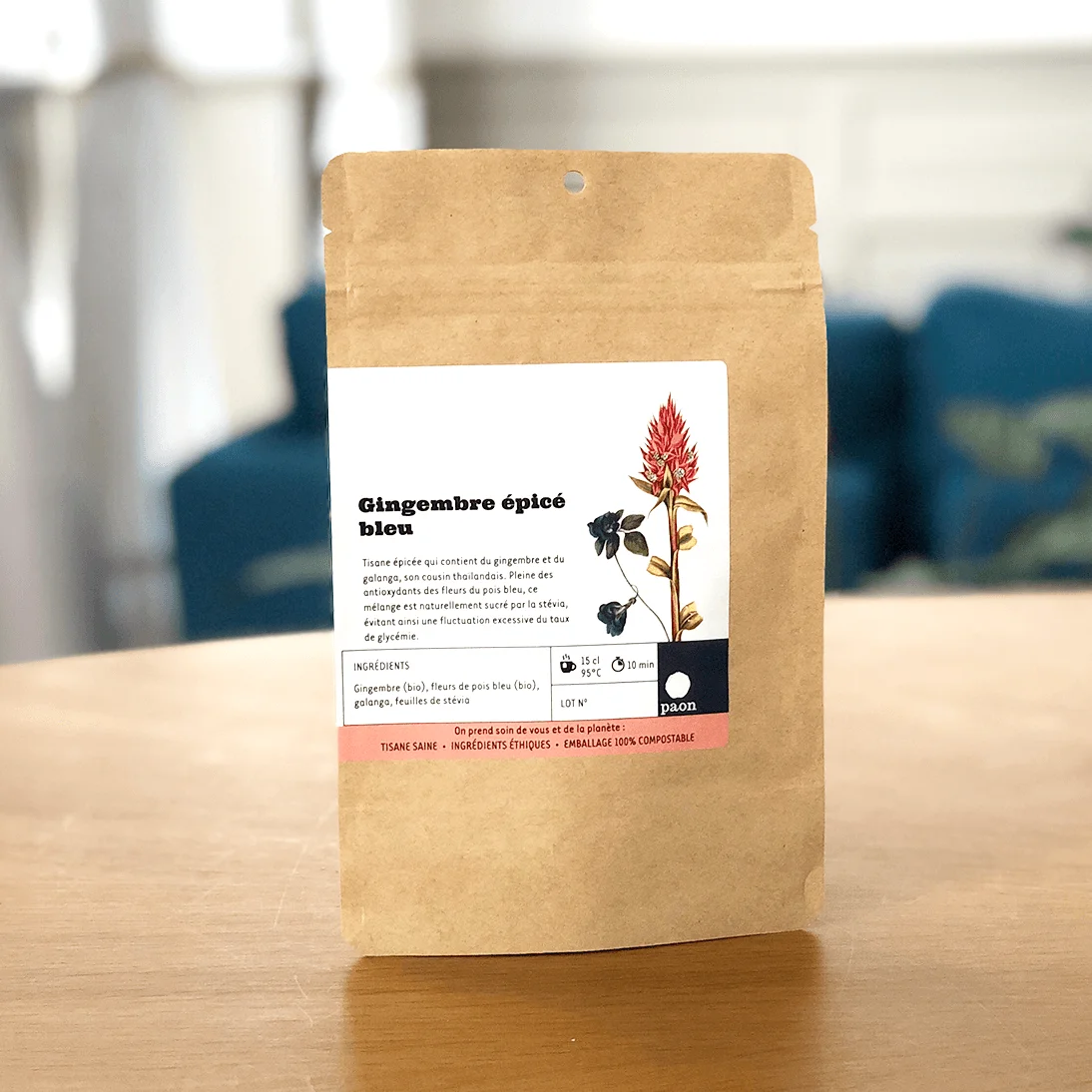 Packet of Gingembre epice bleu product